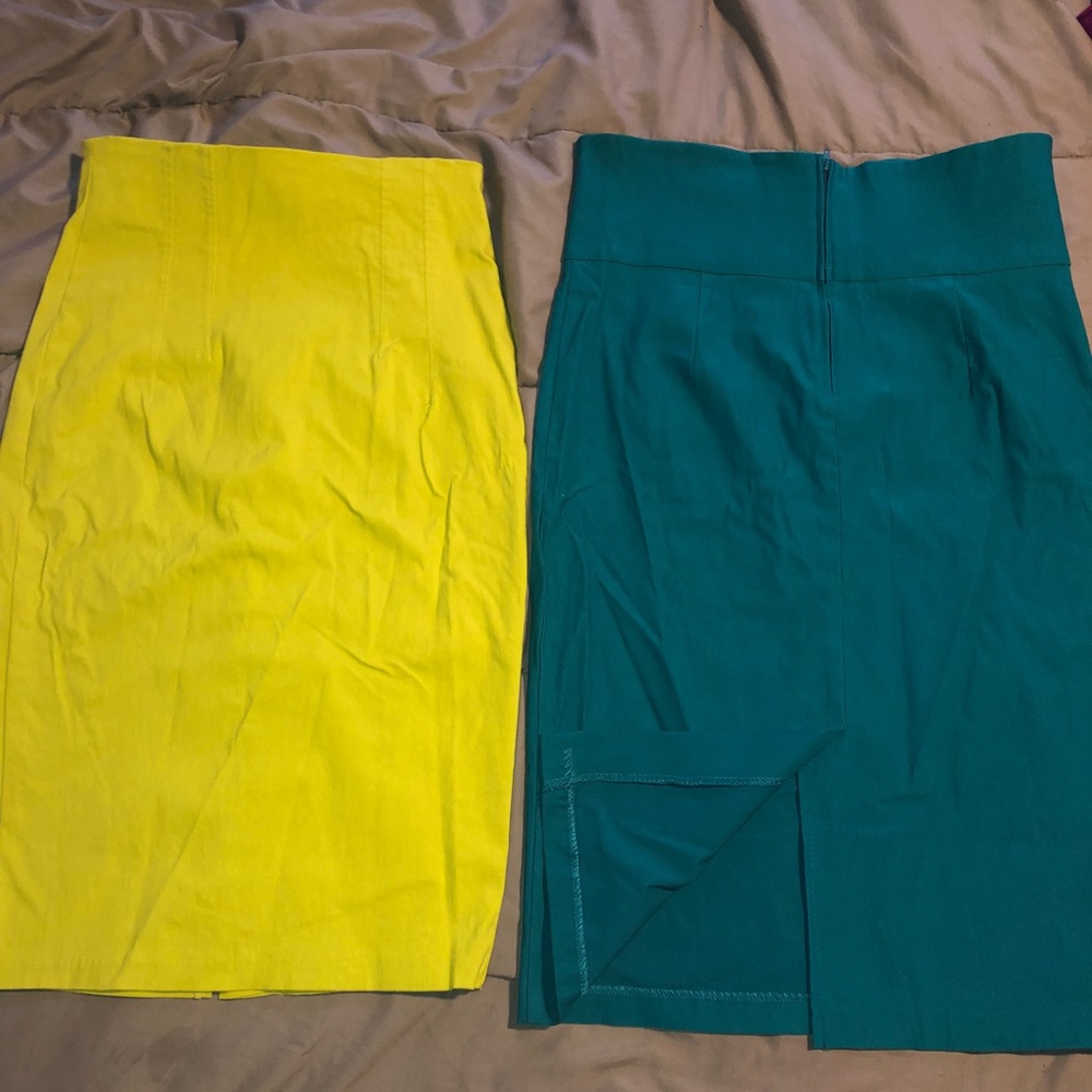 High waist pencil skirts